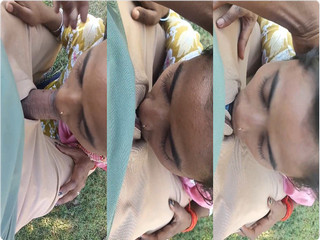 Desi Vlg Randi Sucking Dick OutDoor