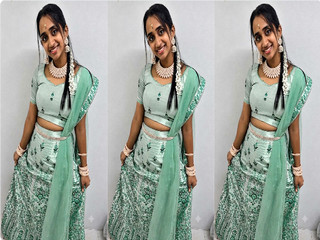 Hot Tamil Girl Striping and Fingering